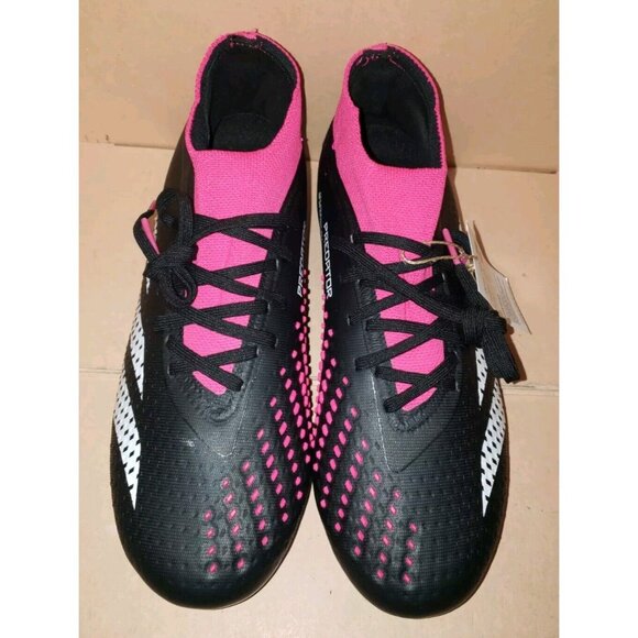 Adidas Predator Accuracy.2 FG Black/Pink Soccer Cleats GW4586 Men’s 8.5 & 9 - Picture 14 of 16